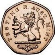Australia 1 Dollar Imperial Lion 1977  TESTING R. AUST. MINT coin reverse Australia 1 Dollar Imperial Lion 1977  TESTING R. AUST. MINT coin reverse