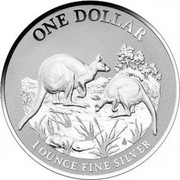 Australia 1 Dollar Kangaroos 2014 Proof ONE DOLLAR 1 OUNCE FINE SILVER coin reverse Australia 1 Dollar Kangaroos 2014 Proof ONE DOLLAR 1 OUNCE FINE SILVER coin reverse