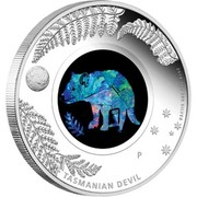 Australia 1 Dollar Opal Series Tasmanian Devil 2014 2014 1 OZ 999 SILVER TASMANIAN DEVIL P coin reverse Australia 1 Dollar Opal Series Tasmanian Devil 2014 2014 1 OZ 999 SILVER TASMANIAN DEVIL P coin reverse