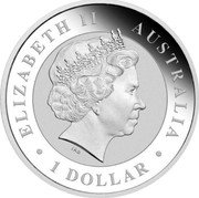 Australia 1 Dollar Rearing Up Stock Horse 2013  ELIZABETH II AUSTRALIA ∙ 1 DOLLAR ∙ coin obverse Australia 1 Dollar Rearing Up Stock Horse 2013  ELIZABETH II AUSTRALIA ∙ 1 DOLLAR ∙ coin obverse