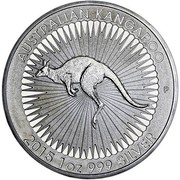 Australia 1 Dollar Red Kangaroo 2015 AUSTRALIAN KANGAROO 2016 1 OZ 999 SILVER coin reverse
