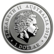 Australia 1 Dollar (Sitting Kookaburra) ELIZABETH II AUSTRALIA 2015 1 DOLLAR IRB coin obverse Australia 1 Dollar (Sitting Kookaburra) ELIZABETH II AUSTRALIA 2015 1 DOLLAR IRB coin obverse