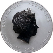 Australia 1 Dollar Year of the Goat (Lion Privy) 2015 ELIZABETH II AUSTRALIA 1 OZ 999 SILVER 2015 1 DOLLAR IRB coin obverse Australia 1 Dollar Year of the Goat (Lion Privy) 2015 ELIZABETH II AUSTRALIA 1 OZ 999 SILVER 2015 1 DOLLAR IRB coin obverse