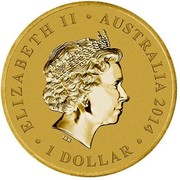 Australia 1 Dollar Young Collectors Super Powers Series - Super Senses 2014  ELIZABETH II AUSTRALIA 2014 1 DOLLAR IRB coin obverse Australia 1 Dollar Young Collectors Super Powers Series - Super Senses 2014  ELIZABETH II AUSTRALIA 2014 1 DOLLAR IRB coin obverse