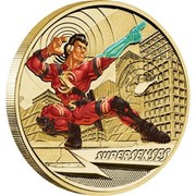 Australia 1 Dollar Young Collectors Super Powers Series - Super Senses 2014  SUPERSENSES P TV coin reverse Australia 1 Dollar Young Collectors Super Powers Series - Super Senses 2014  SUPERSENSES P TV coin reverse