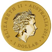 Australia 1 Dollar Young Collectors Super Powers - Super Strength 2014  ELIZABETH II AUSTRALIA 2014 1 DOLLAR IRB coin obverse Australia 1 Dollar Young Collectors Super Powers - Super Strength 2014  ELIZABETH II AUSTRALIA 2014 1 DOLLAR IRB coin obverse