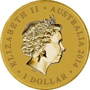 Australia 1 Dollar Young Collectors Super Powers - Weather Control 2014  ELIZABETH II AUSTRALIA 2014 1 DOLLAR IRB coin obverse Australia 1 Dollar Young Collectors Super Powers - Weather Control 2014  ELIZABETH II AUSTRALIA 2014 1 DOLLAR IRB coin obverse