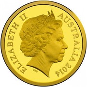 Australia 10 Dollars A Voyage to Terra Australis 2014 KM# 2163 ELIZABETH II AUSTRALIA 2014 IRB coin obverse Australia 10 Dollars A Voyage to Terra Australis 2014 KM# 2163 ELIZABETH II AUSTRALIA 2014 IRB coin obverse