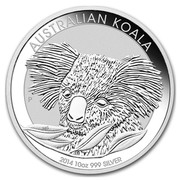 Australia 10 Dollars Australian Koala 2014 AUSTRALIAN KOALA 2014 10 OZ 999 SILVER P MG coin reverse Australia 10 Dollars Australian Koala 2014 AUSTRALIAN KOALA 2014 10 OZ 999 SILVER P MG coin reverse
