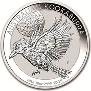 Australia 10 Dollars Australian Kookaburra 2018 AUSTRALIAN KOOKABURRA 2018 10 OZ 9999 SILVER P NH coin reverse Australia 10 Dollars Australian Kookaburra 2018 AUSTRALIAN KOOKABURRA 2018 10 OZ 9999 SILVER P NH coin reverse