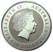 Australia 10 Dollars Koala and joey 2011 ELIZABETH II AUSTRALIA 10 DOLLARS IRB coin obverse Australia 10 Dollars Koala and joey 2011 ELIZABETH II AUSTRALIA 10 DOLLARS IRB coin obverse