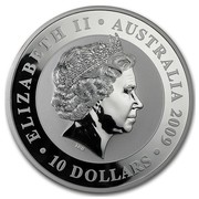 Australia 10 Dollars Koala on a tree branch 2009 ELIZABETH II AUSTRALIA 2009 10 DOLLARS IRB coin obverse Australia 10 Dollars Koala on a tree branch 2009 ELIZABETH II AUSTRALIA 2009 10 DOLLARS IRB coin obverse