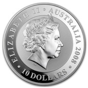 Australia 10 Dollars Koalas on a tree branch 2008 ELIZABETH II AUSTRALIA 2008 10 DOLLARS IRB coin obverse Australia 10 Dollars Koalas on a tree branch 2008 ELIZABETH II AUSTRALIA 2008 10 DOLLARS IRB coin obverse
