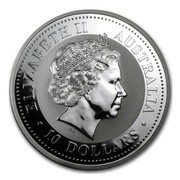 Australia 10 Dollars Kookaburra perched on a tree branch 2009 ELIZABETH II AUSTRALIA 10 DOLLARS IRB coin obverse Australia 10 Dollars Kookaburra perched on a tree branch 2009 ELIZABETH II AUSTRALIA 10 DOLLARS IRB coin obverse
