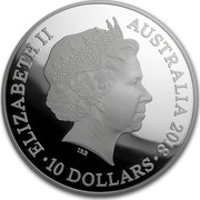 Australia 10 Dollars Lunar Dog 2018 ELIZABETH II AUSTRALIA 2018 10 DOLLARS IRB coin obverse Australia 10 Dollars Lunar Dog 2018 ELIZABETH II AUSTRALIA 2018 10 DOLLARS IRB coin obverse