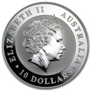 Australia 10 Dollars Perched Kookaburra 2011 ELIZABETH II AUSTRALIA 10 DOLLARS IRB coin obverse Australia 10 Dollars Perched Kookaburra 2011 ELIZABETH II AUSTRALIA 10 DOLLARS IRB coin obverse