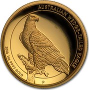 Australia 100 Dollars Australian Wedge-Tailed Eagle 2016 P KM# 2216 AUSTRALIAN WEDGE-TAILED EAGLE 2016 1 OZ 9999 GOLD P JM coin reverse Australia 100 Dollars Australian Wedge-Tailed Eagle 2016 P KM# 2216 AUSTRALIAN WEDGE-TAILED EAGLE 2016 1 OZ 9999 GOLD P JM coin reverse