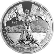 Canada 100 Dollars Medals Series - 150th Anniversary Canadian Confederation 2017 1867 2017 CANADA HISTORIA TUA EPOS EST 100 DOLLARS RY coin reverse Canada 100 Dollars Medals Series - 150th Anniversary Canadian Confederation 2017 1867 2017 CANADA HISTORIA TUA EPOS EST 100 DOLLARS RY coin reverse
