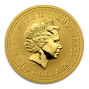 Australia 100 Dollars The Australian Nugget 2006 ELIZABETH II AUSTRALIA 100 DOLLARS IRB coin obverse Australia 100 Dollars The Australian Nugget 2006 ELIZABETH II AUSTRALIA 100 DOLLARS IRB coin obverse