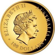 Australia 100 Dollars Walking Koala 2016 ELIZABETH II AUSTRALIA 100 DOLLARS IRB coin obverse Australia 100 Dollars Walking Koala 2016 ELIZABETH II AUSTRALIA 100 DOLLARS IRB coin obverse
