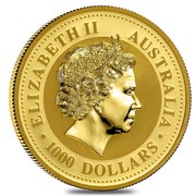 Australia 1000 Dollars Piglet 2007 ELIZABETH II AUSTRALIA 1000 DOLLARS IRB coin obverse Australia 1000 Dollars Piglet 2007 ELIZABETH II AUSTRALIA 1000 DOLLARS IRB coin obverse