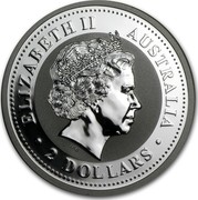 Australia 2 Dollars Kookaburra perched on a wire fence with a cobweb 2008 ELIZABETH II AUSTRALIA 2 DOLLARS IRB coin obverse Australia 2 Dollars Kookaburra perched on a wire fence with a cobweb 2008 ELIZABETH II AUSTRALIA 2 DOLLARS IRB coin obverse
