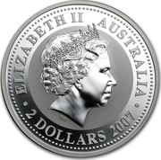 Australia 2 Dollars The Mouse 2007 ELIZABETH II AUSTRALIA 2 DOLLARS 2007 IRB coin obverse Australia 2 Dollars The Mouse 2007 ELIZABETH II AUSTRALIA 2 DOLLARS 2007 IRB coin obverse