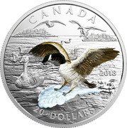 Canada 20 Dollars Canadian Goose (3D) 2018 CANADA 2018 20 DOLLARS MB coin reverse Canada 20 Dollars Canadian Goose (3D) 2018 CANADA 2018 20 DOLLARS MB coin reverse