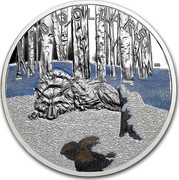 Canada 20 Dollars Glistening North - Arctic Wolf 2017  20 DOLLARS MB coin reverse Canada 20 Dollars Glistening North - Arctic Wolf 2017  20 DOLLARS MB coin reverse