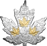 Canada 20 Dollars Maple (Leaf Shaped) 2017  20 DOLLARS 2017 JK coin reverse Canada 20 Dollars Maple (Leaf Shaped) 2017  20 DOLLARS 2017 JK coin reverse