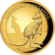 Australia 200 Dollars Australian Kangaroo 2016 AUSTRALIAN KANGAROO 2016 2 OZ 9999 GOLD P IJ coin reverse Australia 200 Dollars Australian Kangaroo 2016 AUSTRALIAN KANGAROO 2016 2 OZ 9999 GOLD P IJ coin reverse