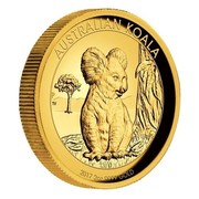 Australia 200 Dollars Resting Koala 2017 AUSTRALIAN KOALA 2017 2 OZ 9999 GOLD P TV coin reverse