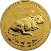 Australia 200 Dollars Year of the Ox 2009 YEAR OF THE OX P coin reverse Australia 200 Dollars Year of the Ox 2009 YEAR OF THE OX P coin reverse
