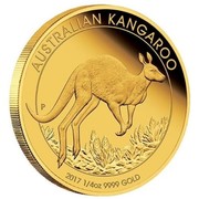 Australia 25 Dollars Australian Kangaroo 2017 AUSTRALIAN KANGAROO 2017 1/4 OZ 9999 GOLD P JM coin reverse Australia 25 Dollars Australian Kangaroo 2017 AUSTRALIAN KANGAROO 2017 1/4 OZ 9999 GOLD P JM coin reverse