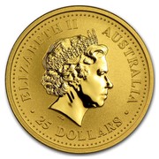Australia 25 Dollars Climbing Monkey (Colorized) 2004 ELIZABETH II AUSTRALIA 25 DOLLARS IRB coin obverse