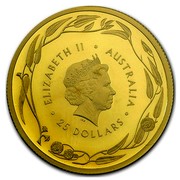 Australia 25 Dollars RAM Kangaroo 2016  ELIZABETH II AUSTRALIA IRB 25 DOLLARS coin obverse Australia 25 Dollars RAM Kangaroo 2016  ELIZABETH II AUSTRALIA IRB 25 DOLLARS coin obverse