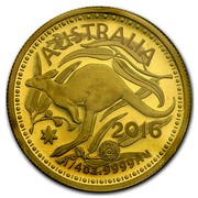 Australia 25 Dollars RAM Kangaroo 2016  AUSTRALIA 2016 1/4 OZ .9999 AU coin reverse Australia 25 Dollars RAM Kangaroo 2016  AUSTRALIA 2016 1/4 OZ .9999 AU coin reverse