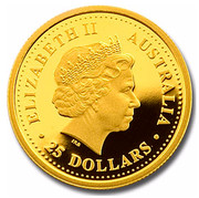 Australia 25 Dollars Year of the Dog 2006 KM# 1892a ELIZABETH II AUSTRALIA 25 DOLLARS IRB coin obverse Australia 25 Dollars Year of the Dog 2006 KM# 1892a ELIZABETH II AUSTRALIA 25 DOLLARS IRB coin obverse