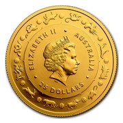 Australia 25 Dollars Year of the Rooster 2017 ELIZABETH II AUSTRALIA 25 DOLLARS IRB coin obverse Australia 25 Dollars Year of the Rooster 2017 ELIZABETH II AUSTRALIA 25 DOLLARS IRB coin obverse