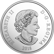 Canada 30 Dollars Golden Maple Leaf 2018 ELIZABETH II D G REGINA 2018 SB coin obverse Canada 30 Dollars Golden Maple Leaf 2018 ELIZABETH II D G REGINA 2018 SB coin obverse