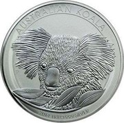 Australia 30 Dollars Koala 2014  AUSTRALIAN KOALA 2014 1 KILO 999 SILVER P MG coin reverse Australia 30 Dollars Koala 2014  AUSTRALIAN KOALA 2014 1 KILO 999 SILVER P MG coin reverse