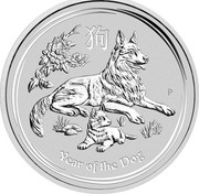 Australia 30 Dollars Year of the Dog 2018 2018 YEAR OF THE DOG P IJ coin reverse Australia 30 Dollars Year of the Dog 2018 2018 YEAR OF THE DOG P IJ coin reverse