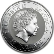 Australia 30 Dollars Year of the Dog (German Shepard) 2006 ELIZABETH II AUSTRALIA 30 DOLLARS IRB coin obverse Australia 30 Dollars Year of the Dog (German Shepard) 2006 ELIZABETH II AUSTRALIA 30 DOLLARS IRB coin obverse
