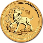 Australia 3000 Dollars Year of the Dog 2018 YEAR OF THE DOG coin reverse Australia 3000 Dollars Year of the Dog 2018 YEAR OF THE DOG coin reverse
