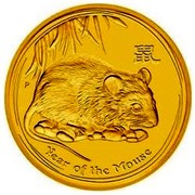 Australia 30000 Dollars Year of the Mouse 2008 YEAR OF THE MOUSE P coin reverse Australia 30000 Dollars Year of the Mouse 2008 YEAR OF THE MOUSE P coin reverse