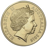 Australia 5 Dollars 50th Anniversary of The Battle of Long Tan 2016  ELIZABETH II AUSTRALIA 2016 IRB coin obverse Australia 5 Dollars 50th Anniversary of The Battle of Long Tan 2016  ELIZABETH II AUSTRALIA 2016 IRB coin obverse