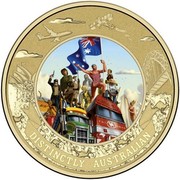 Australia 5 Dollars Distinctly Australian 2015 DISTINCTLY AUSTRALIAN coin reverse Australia 5 Dollars Distinctly Australian 2015 DISTINCTLY AUSTRALIAN coin reverse