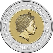 Australia 5 Dollars Saturn 2017 ELIZABETH II AUSTRALIA 2017 5 DOLLARS IRB coin obverse Australia 5 Dollars Saturn 2017 ELIZABETH II AUSTRALIA 2017 5 DOLLARS IRB coin obverse