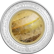 Australia 5 Dollars Saturn 2017 SATURN coin reverse Australia 5 Dollars Saturn 2017 SATURN coin reverse