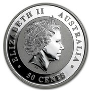 Australia 50 Cents Koala 2011 ELIZABETH II AUSTRALIA 50 CENTS coin obverse Australia 50 Cents Koala 2011 ELIZABETH II AUSTRALIA 50 CENTS coin obverse